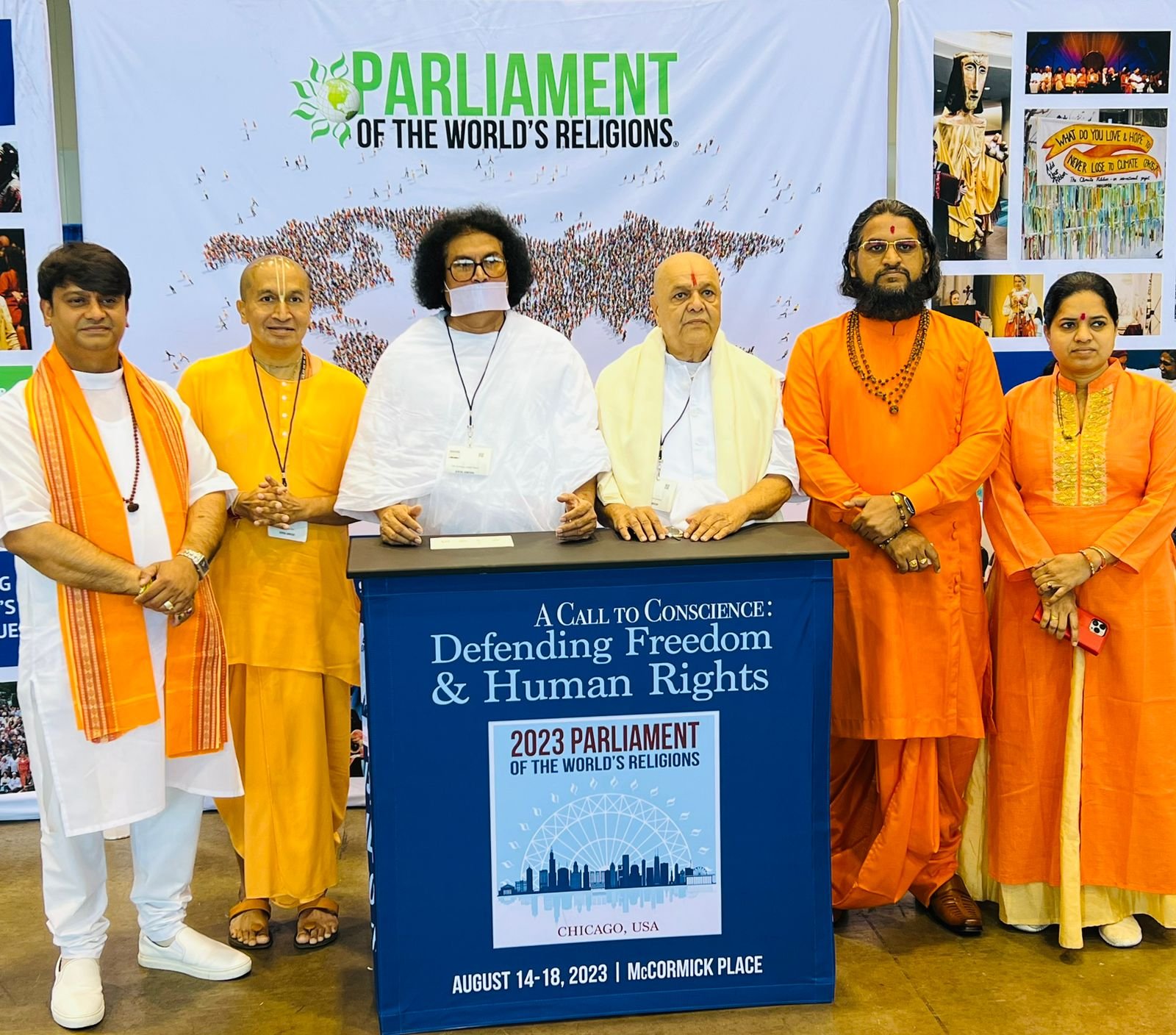 Jain Acharya Lokesh Ignites Global Climate Change Conversation at World Parliament of Religions